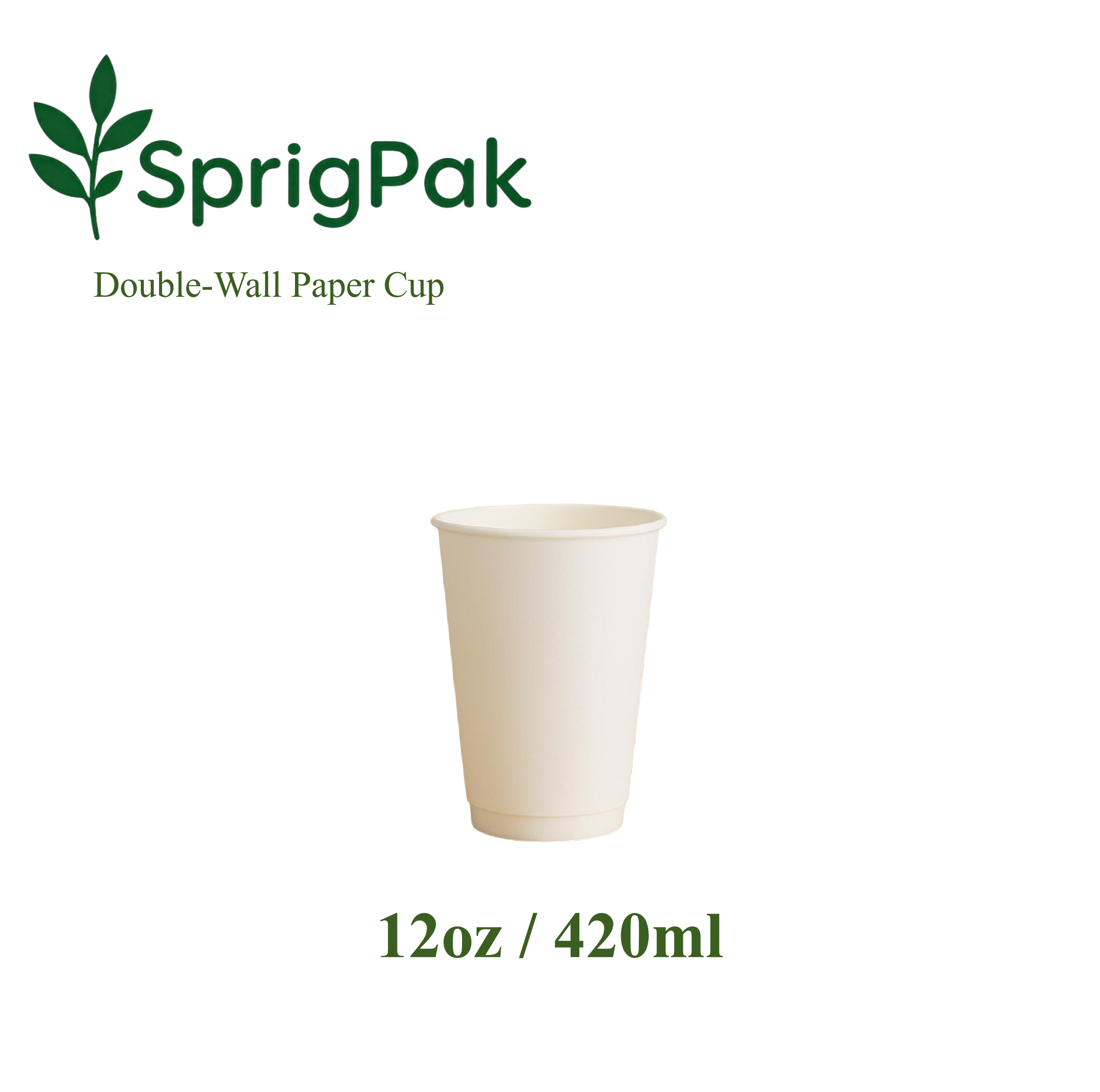 12oz Double Wall Paper Cup