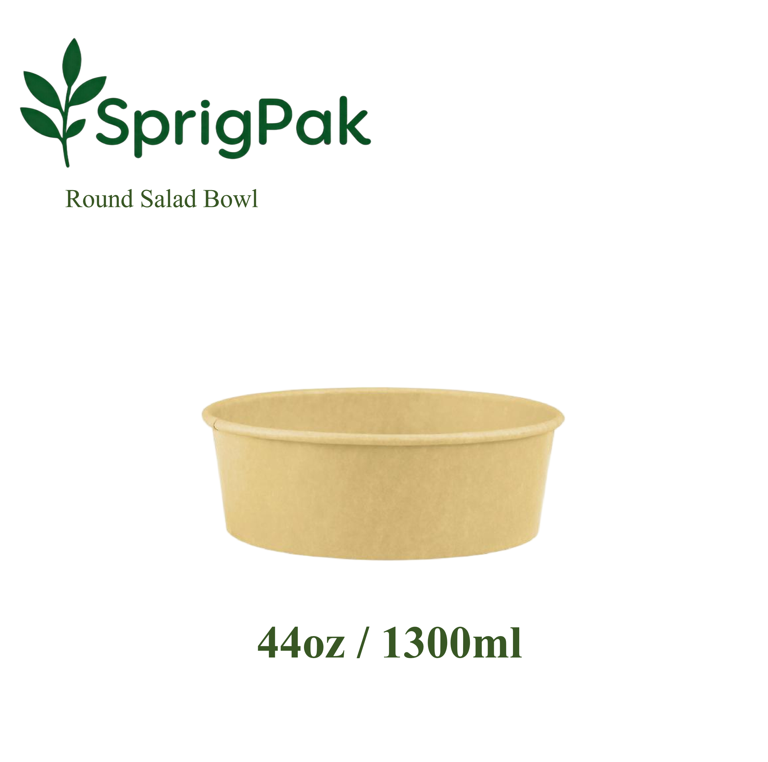 1300ml Round Salad Bowl