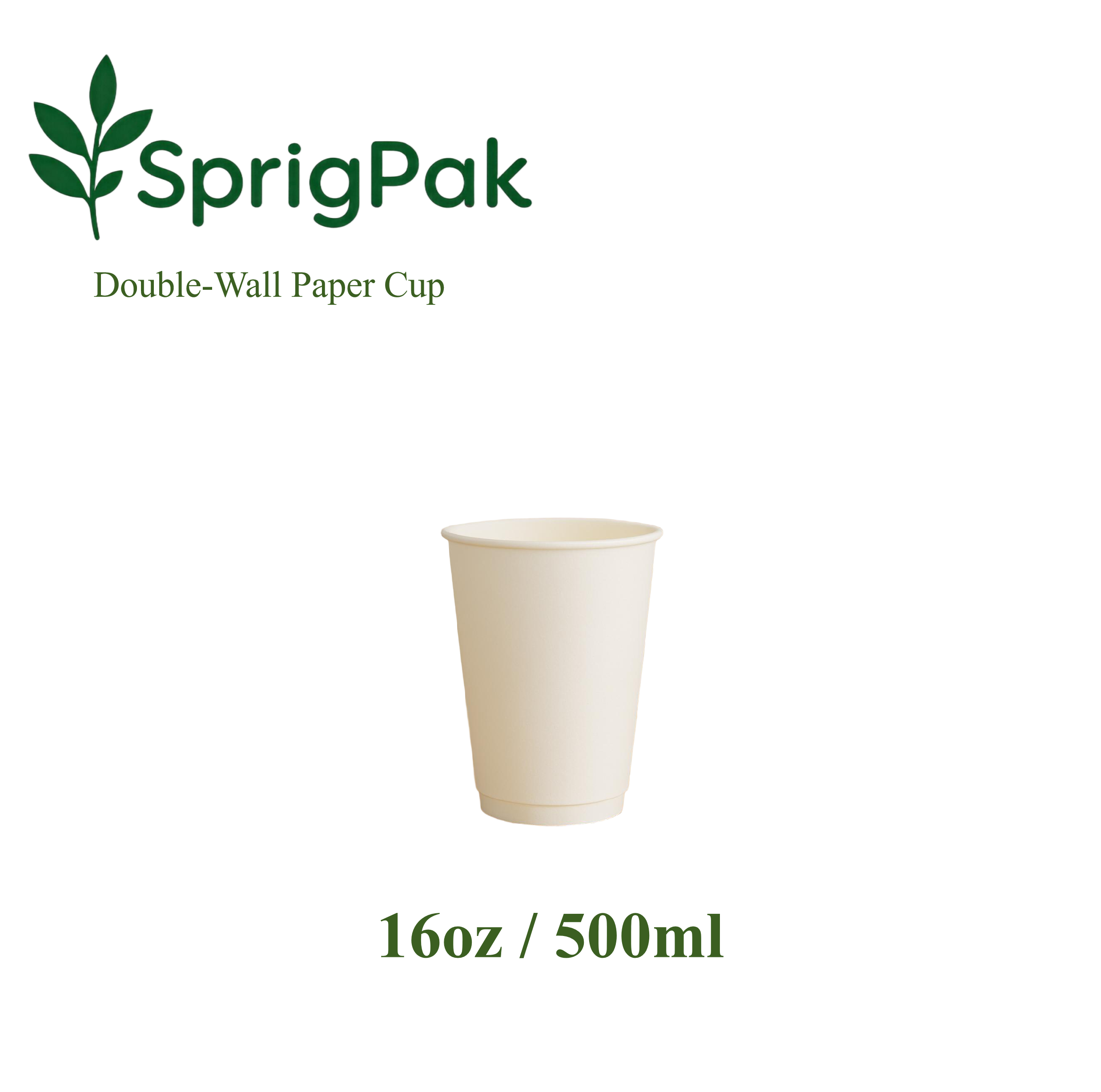 16oz Double Wall Paper Cup