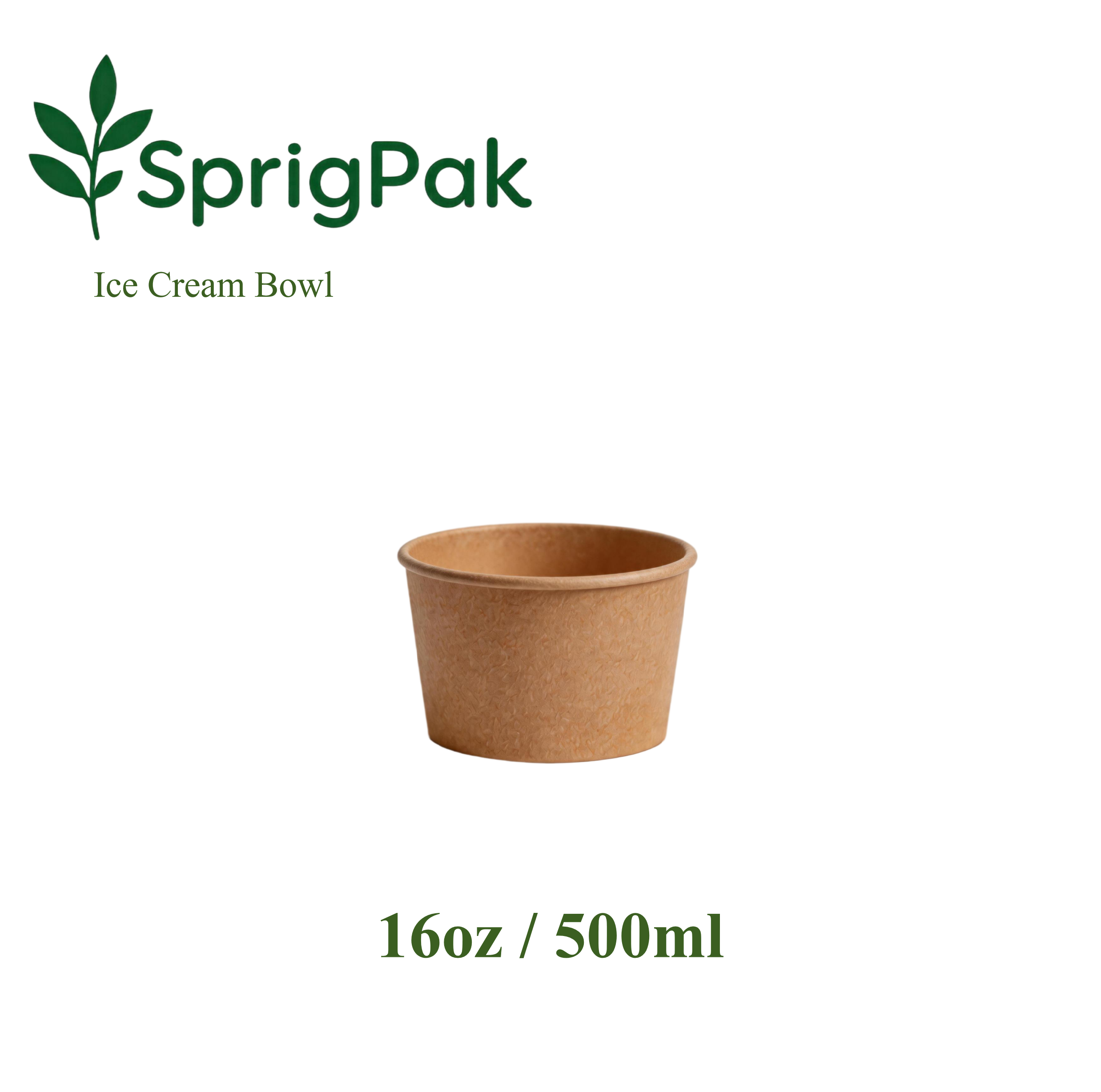 16oz Ice Cream Bowl
