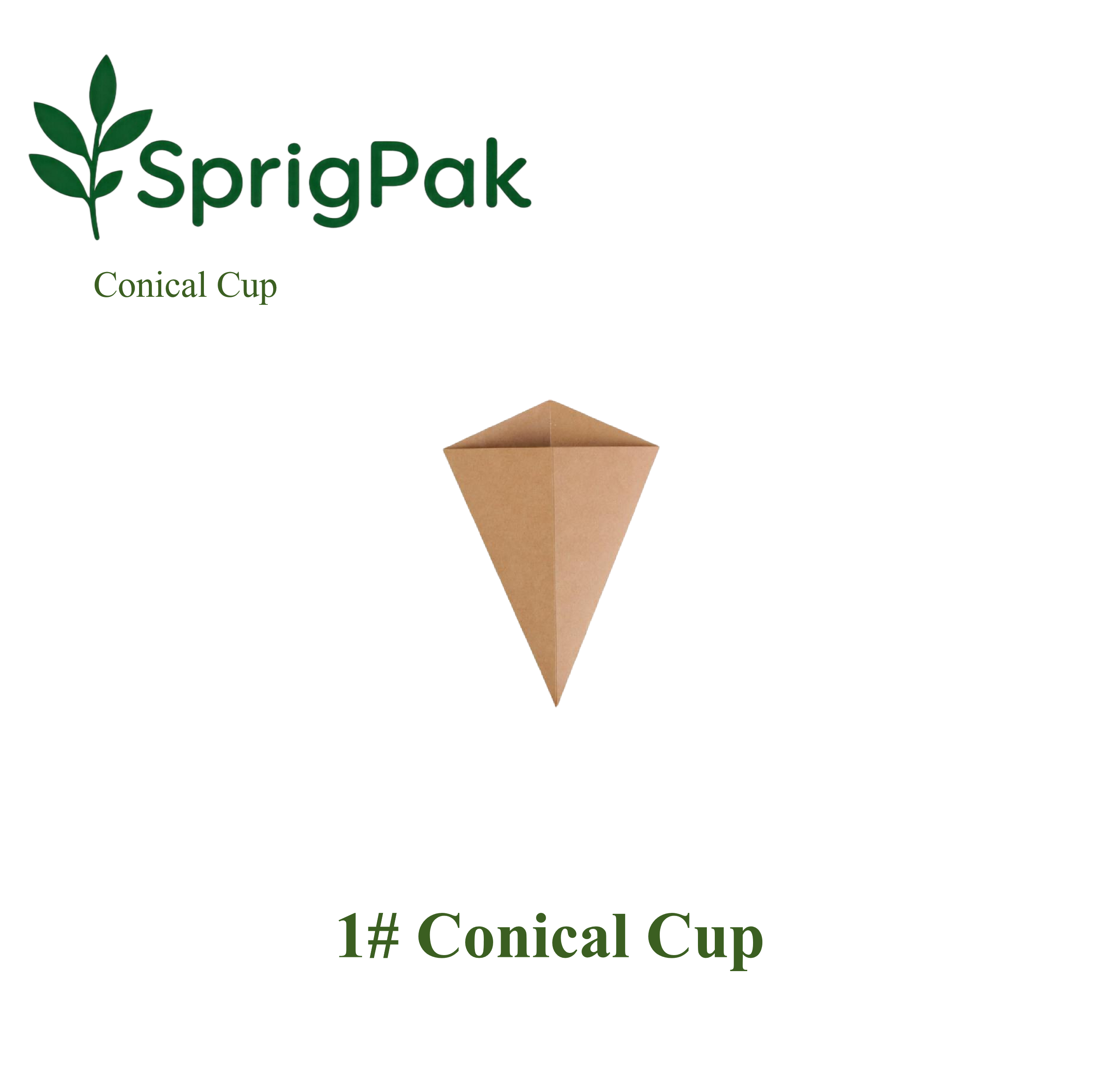 1# Small Conical Cup