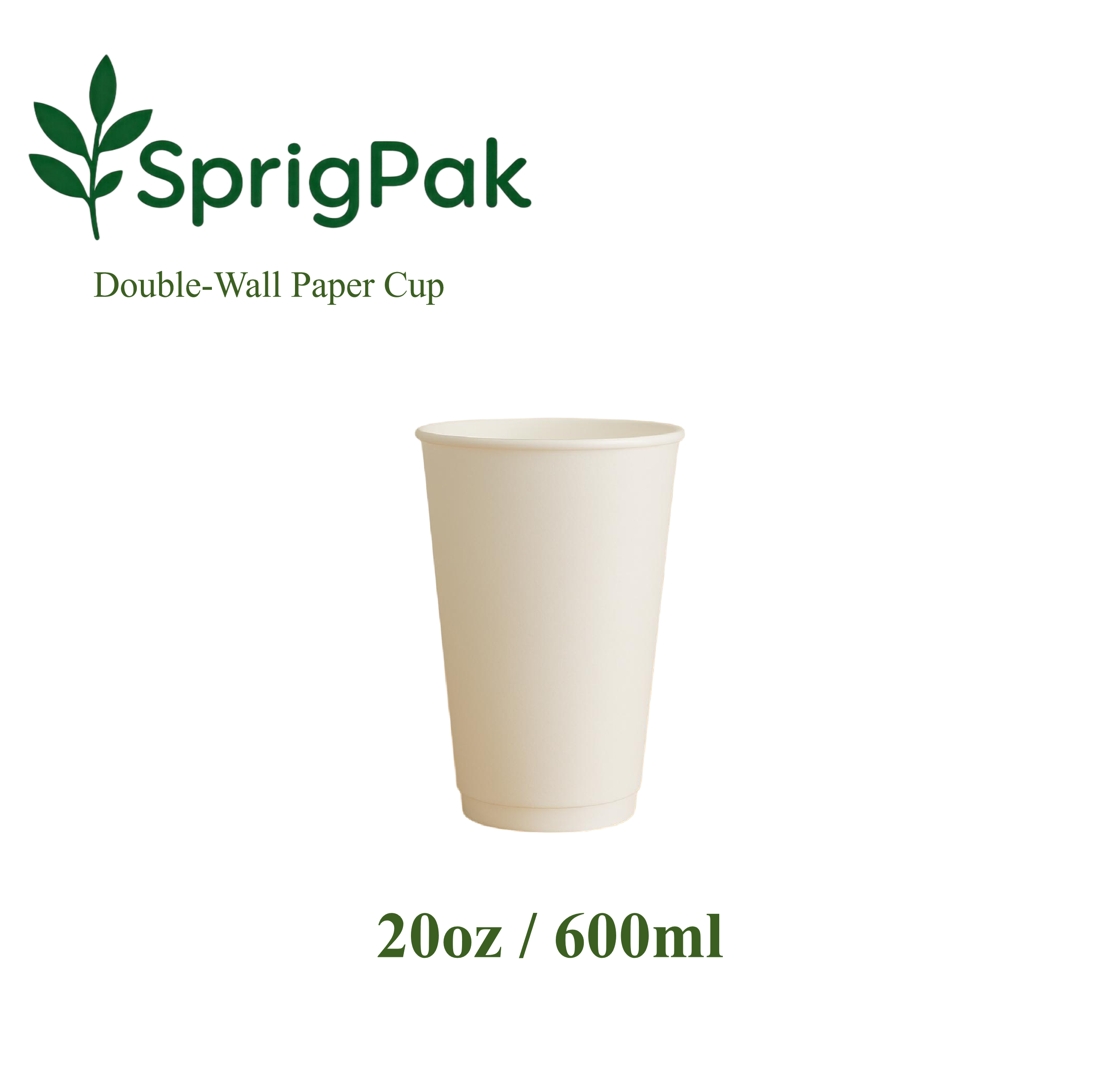 20oz Double Wall Paper Cup