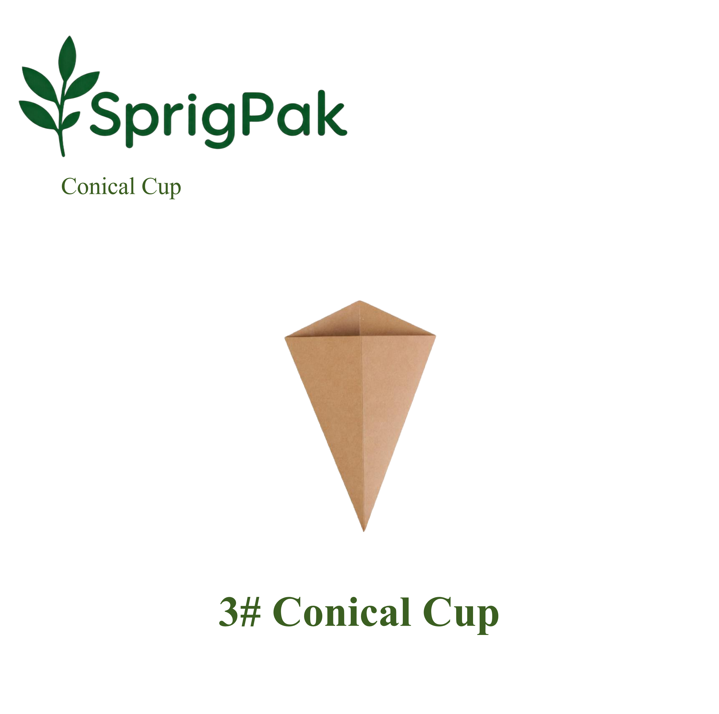 3# Large Conical Cup