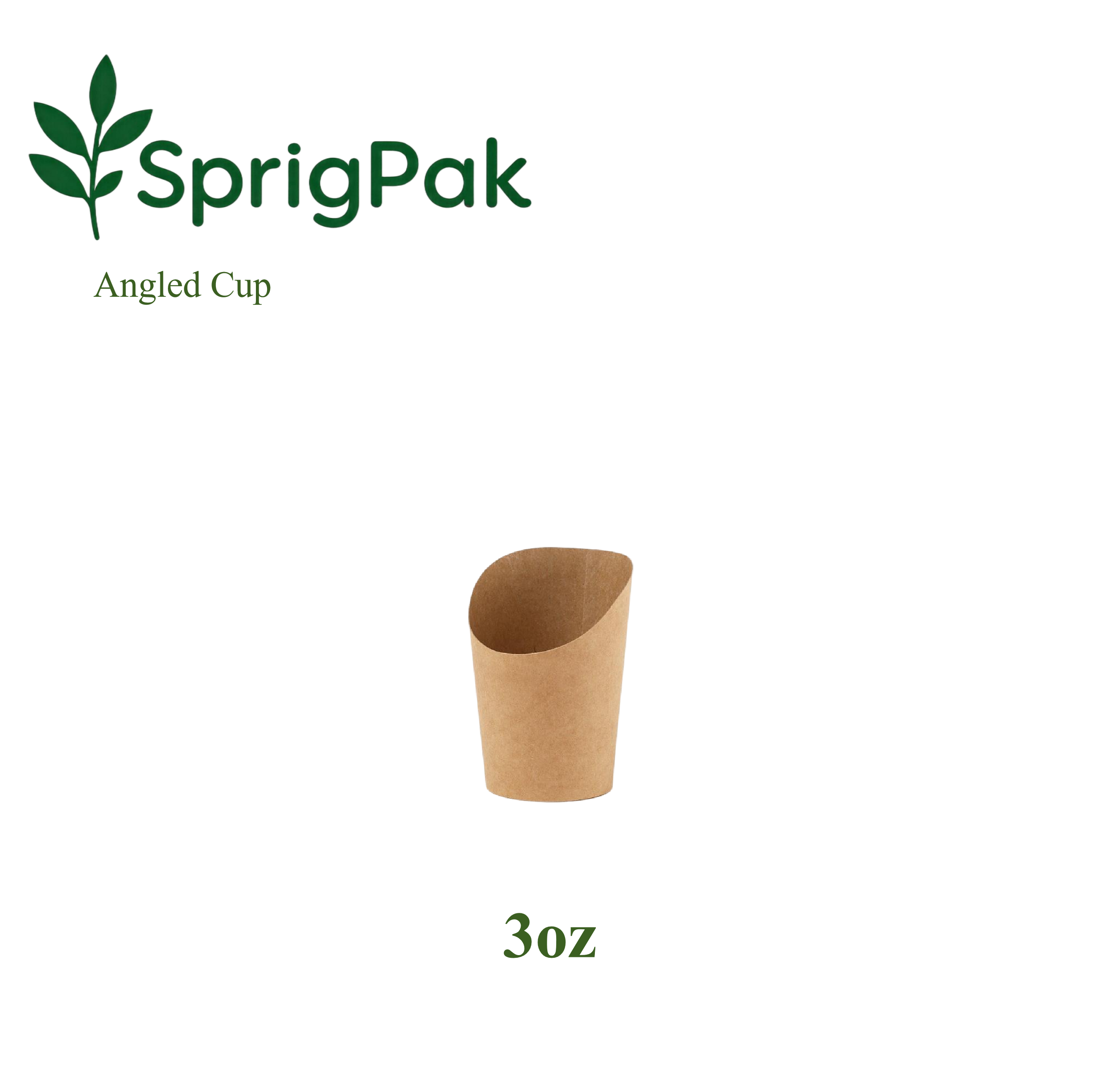 3oz Angled Cup