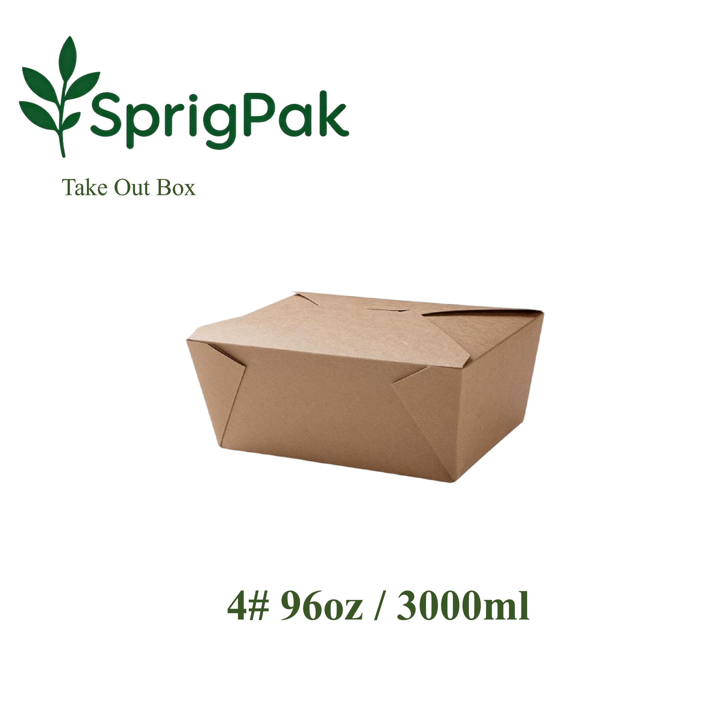 4# Take Out Box