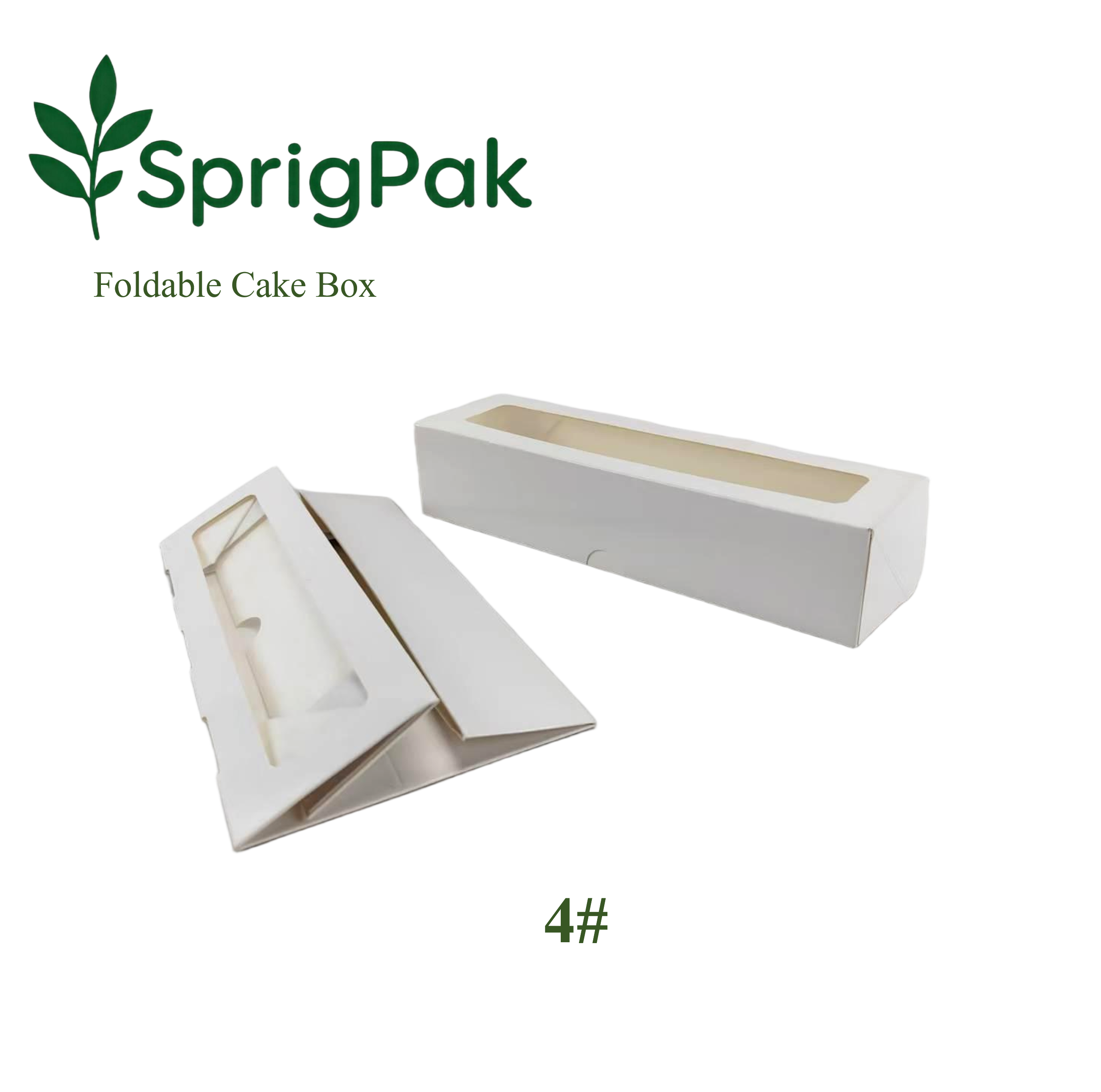 4# Foldable Cake box
