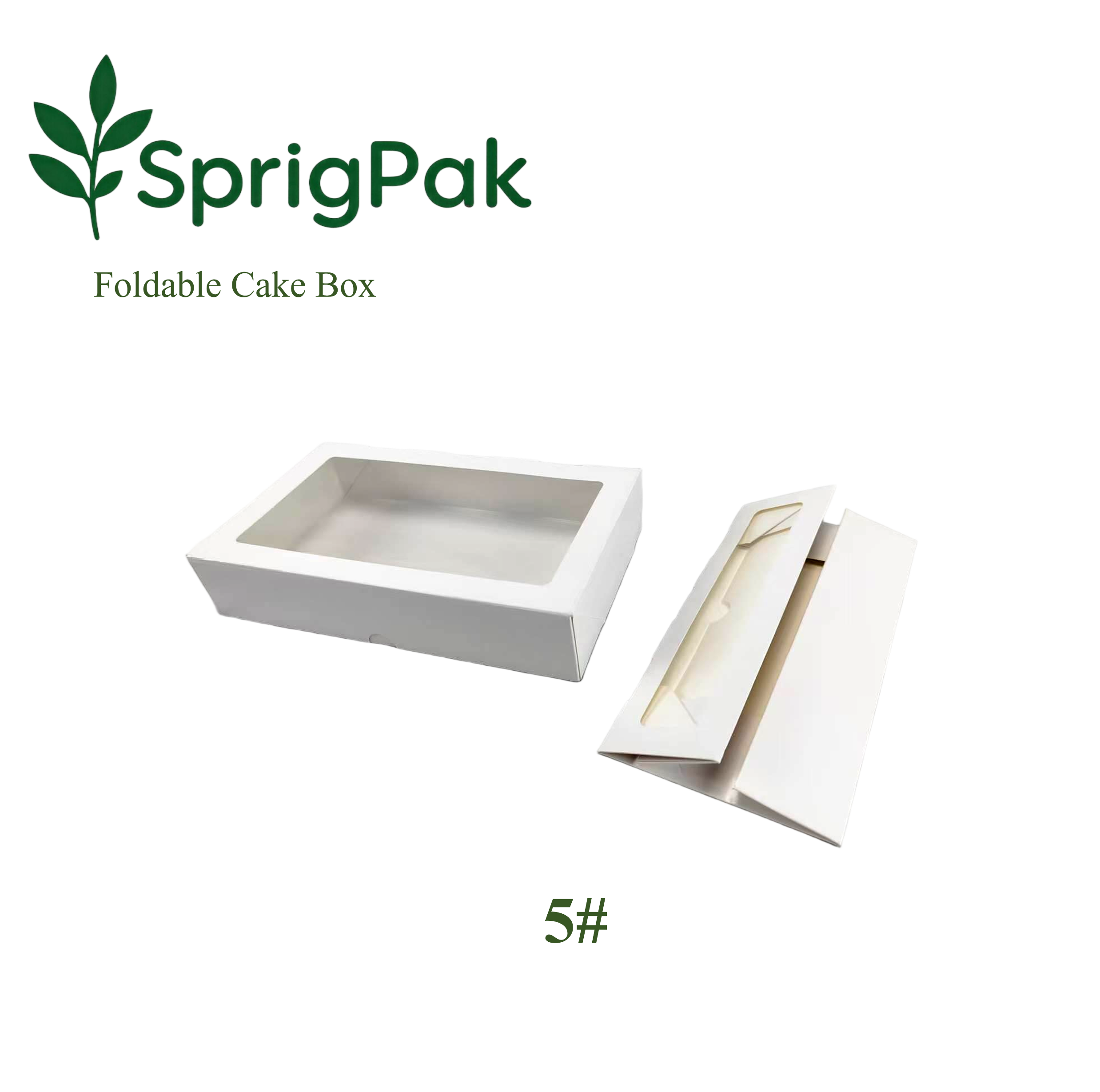 5# Foldable Cake box