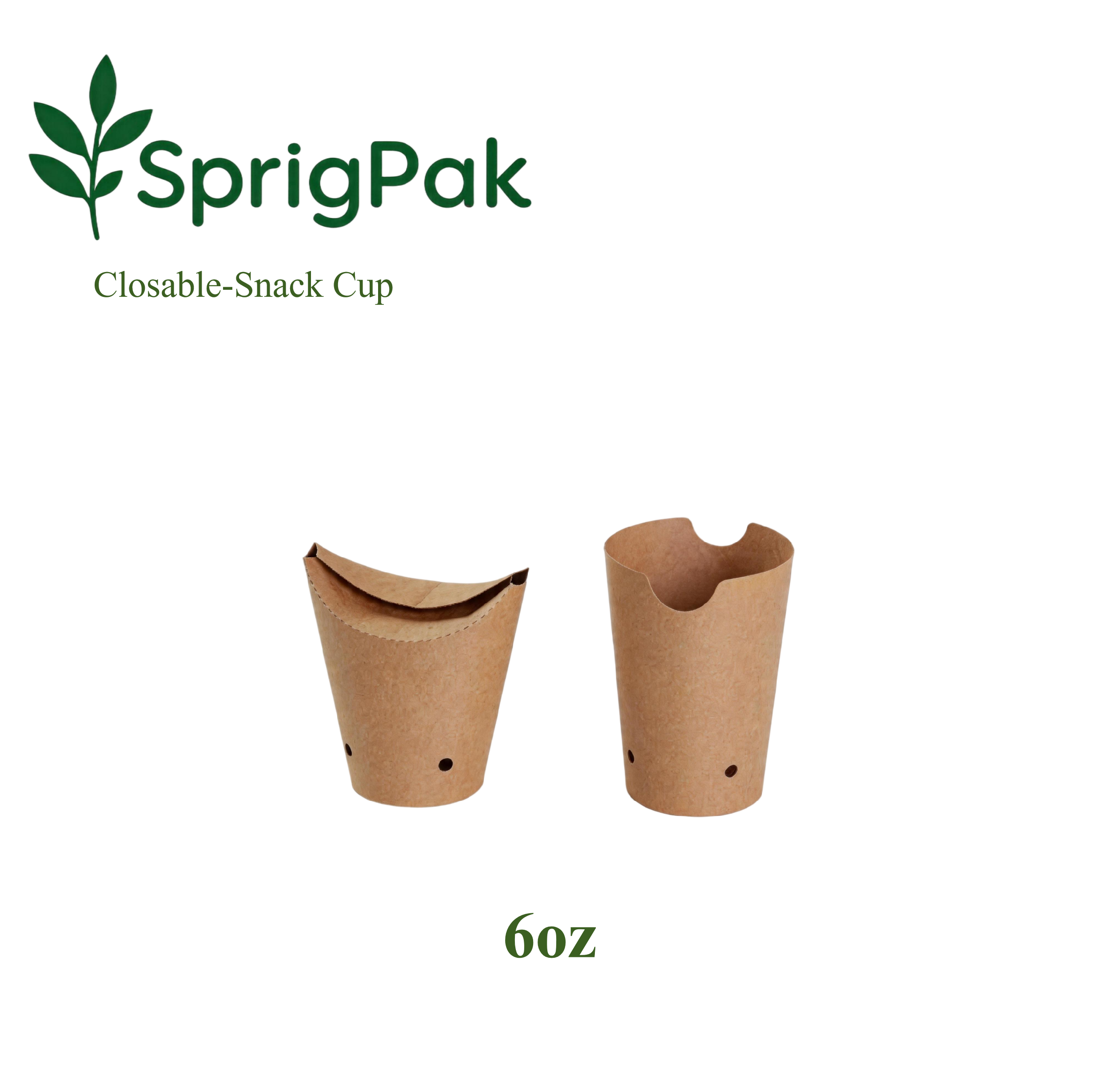 6oz Closable-Snack Cup
