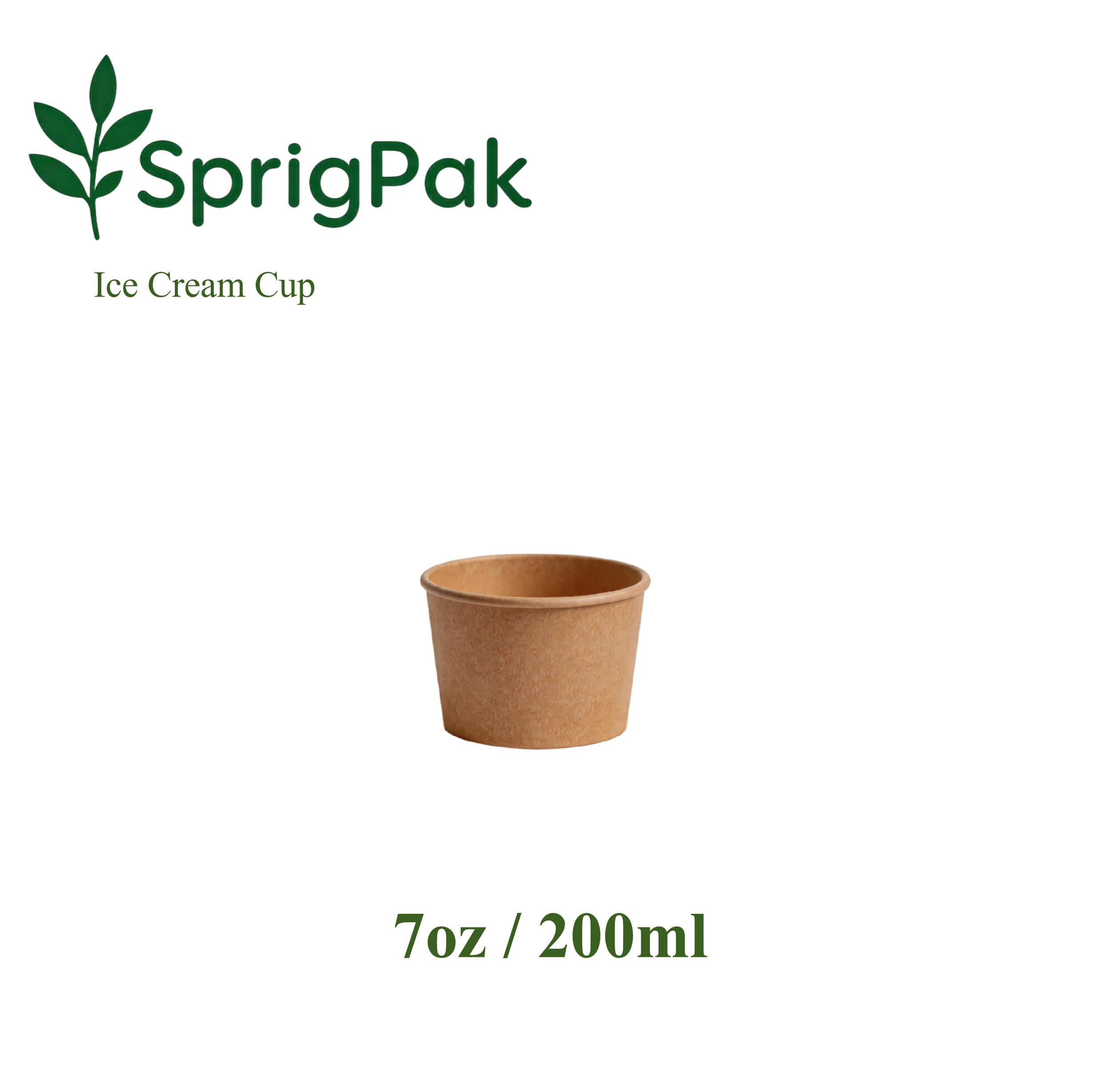 7oz Ice Cream Cup