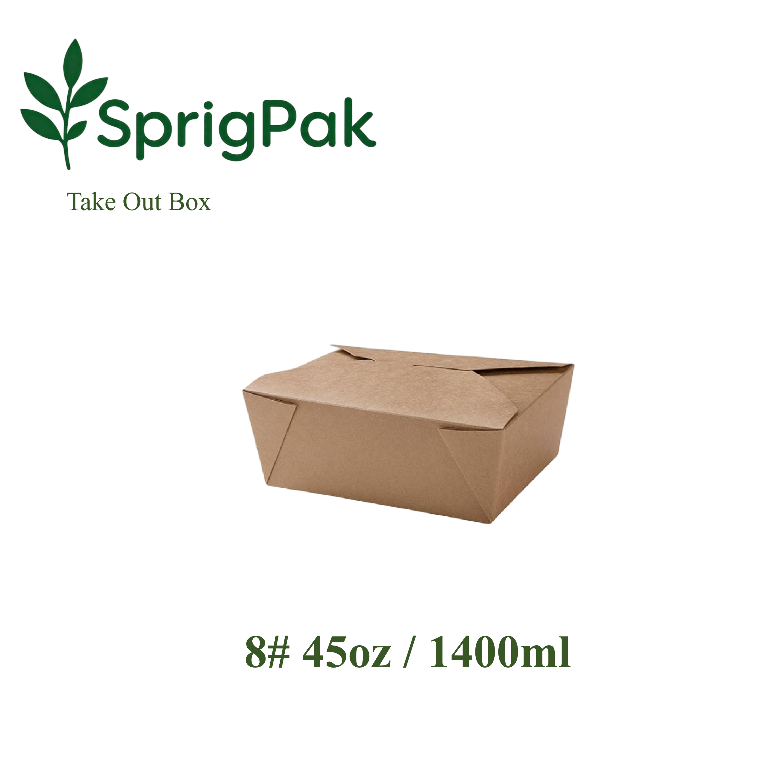 8# Take Out Box