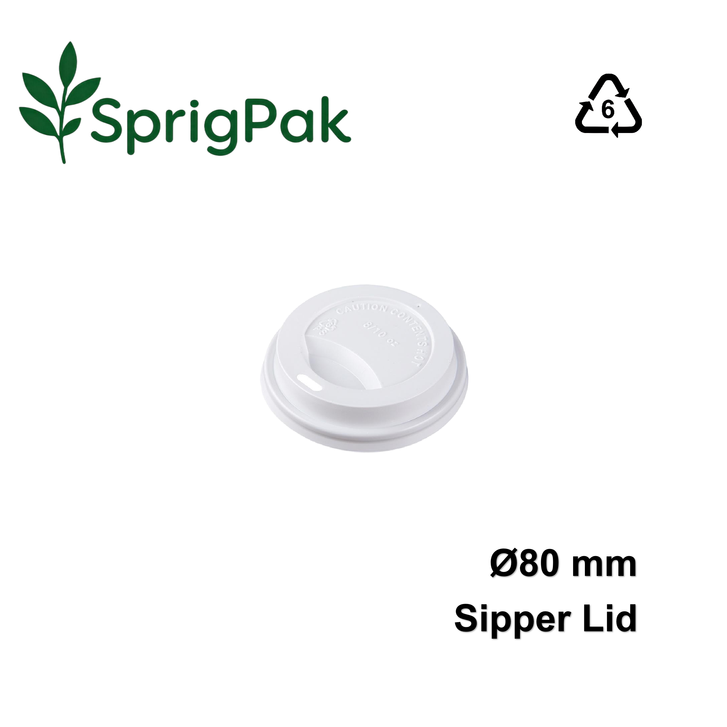 80mm Cup Lid