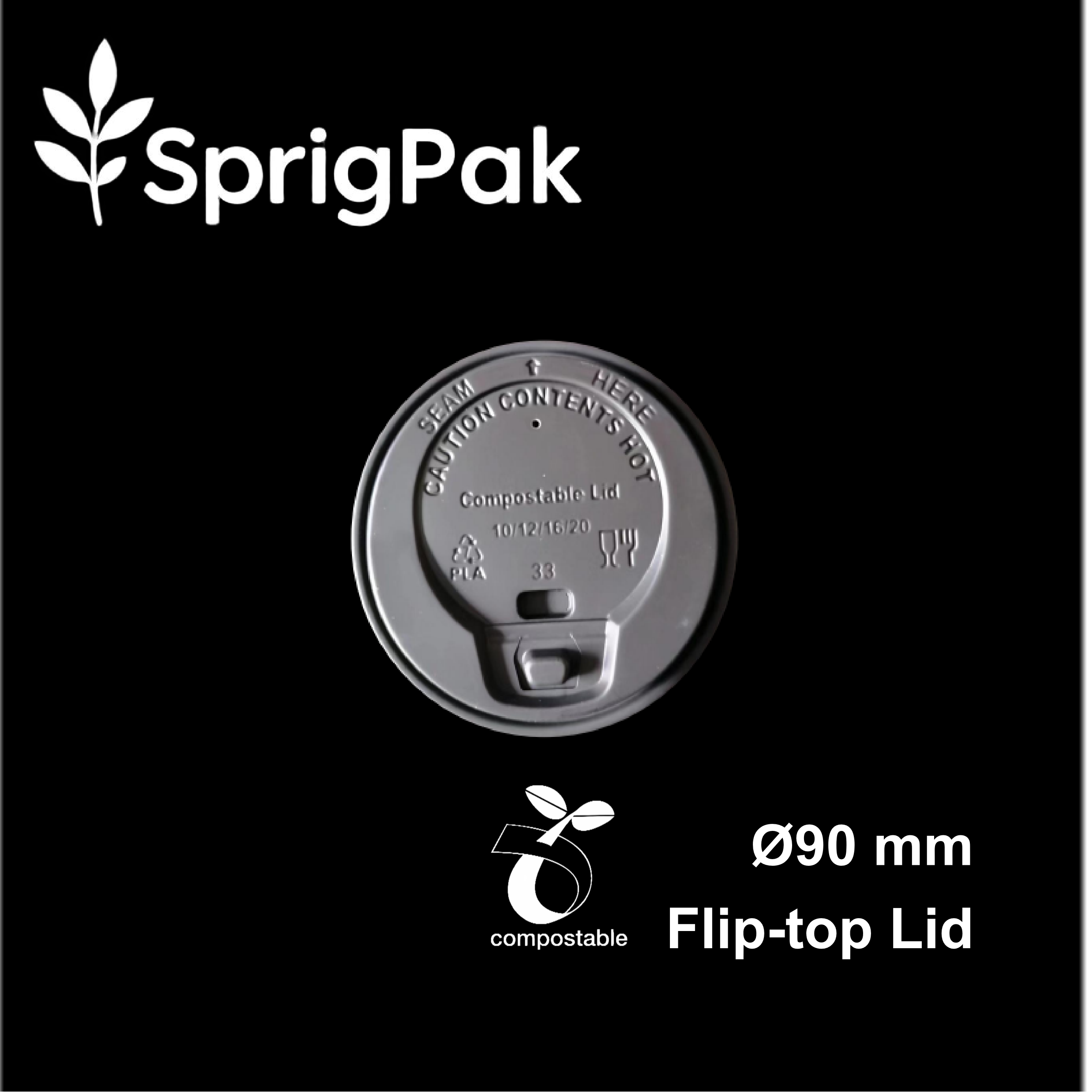 90mm Cup Lid