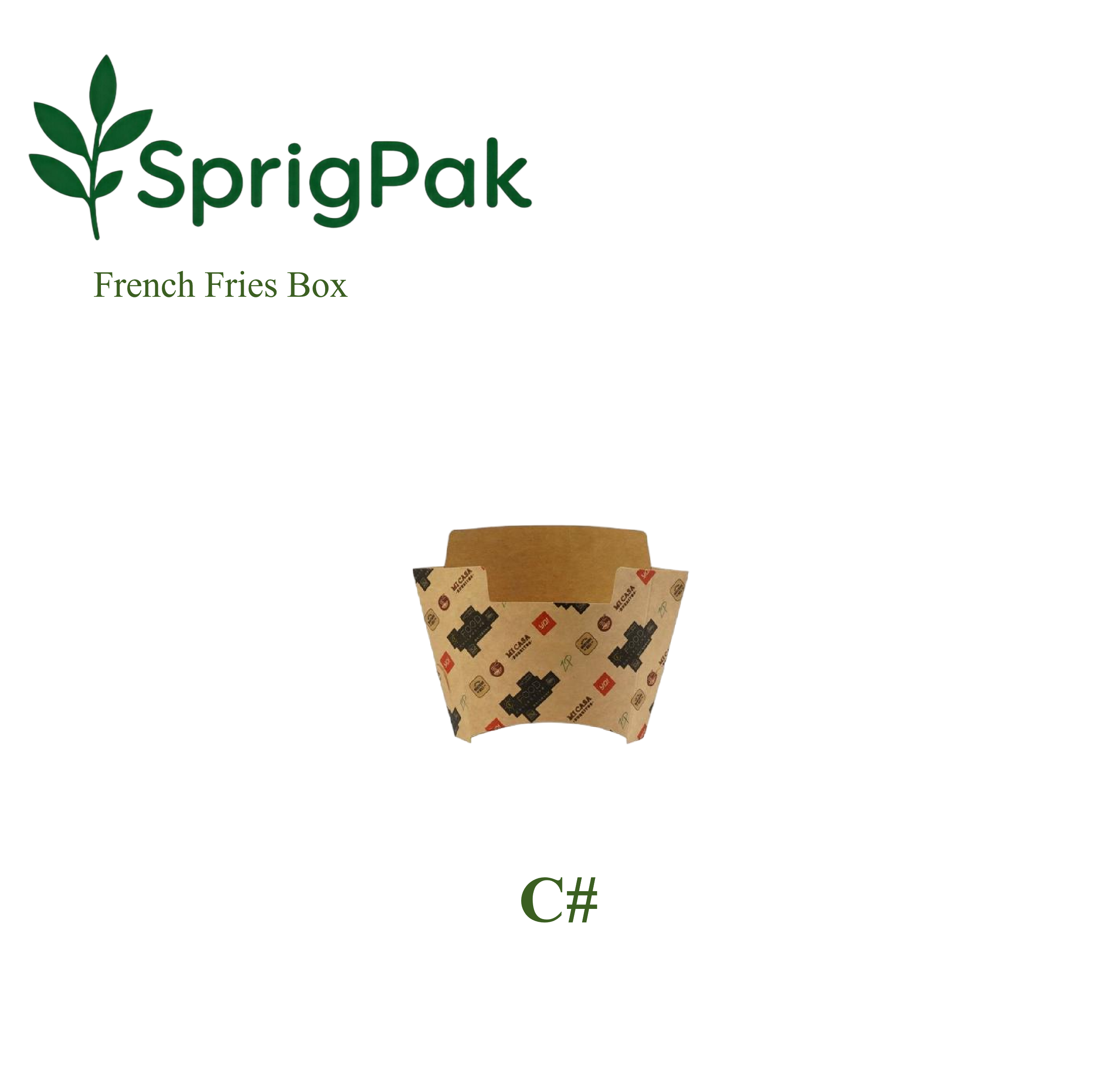 C# French Fries Box