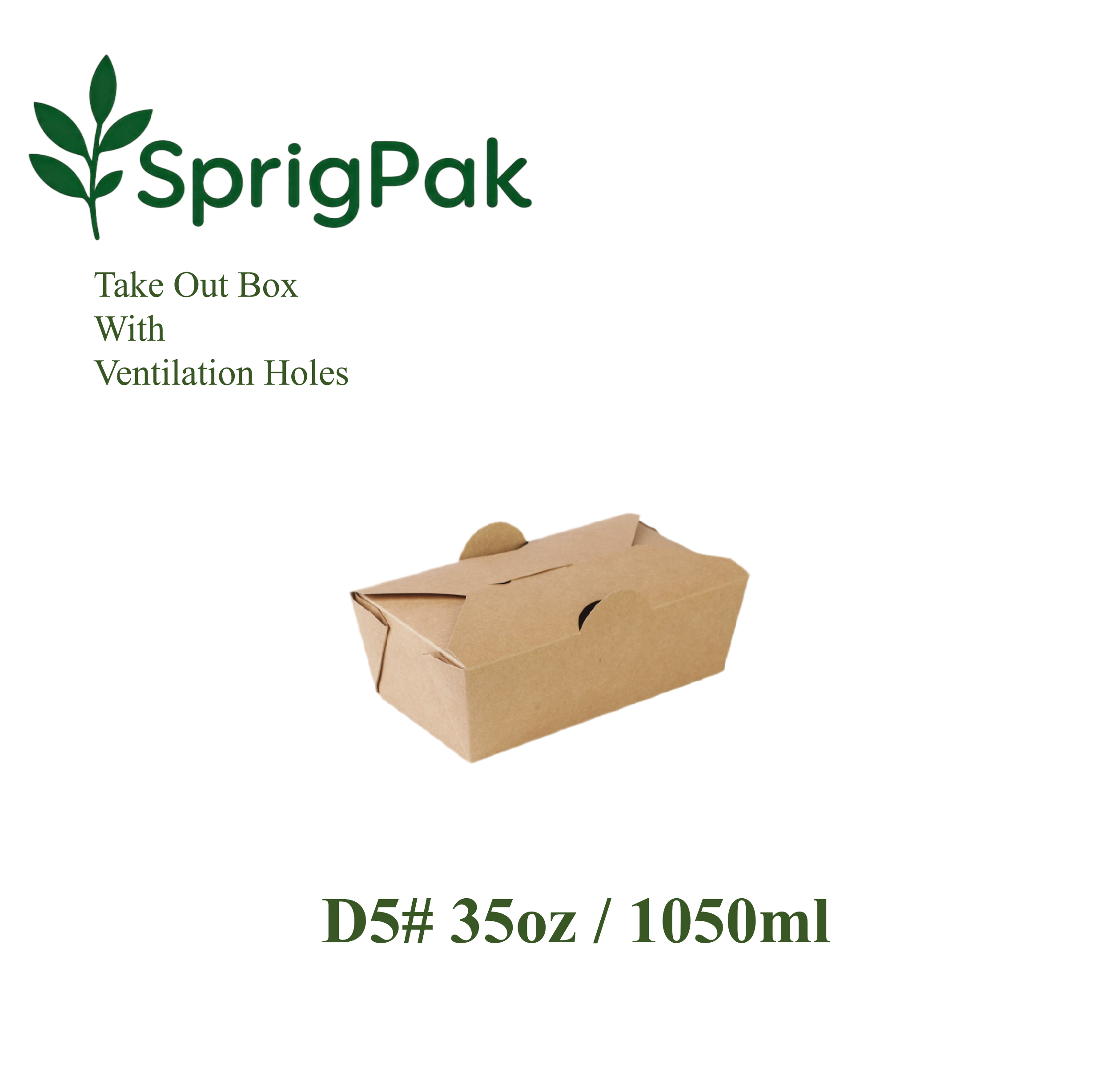 D5 Take Out Box With Holes