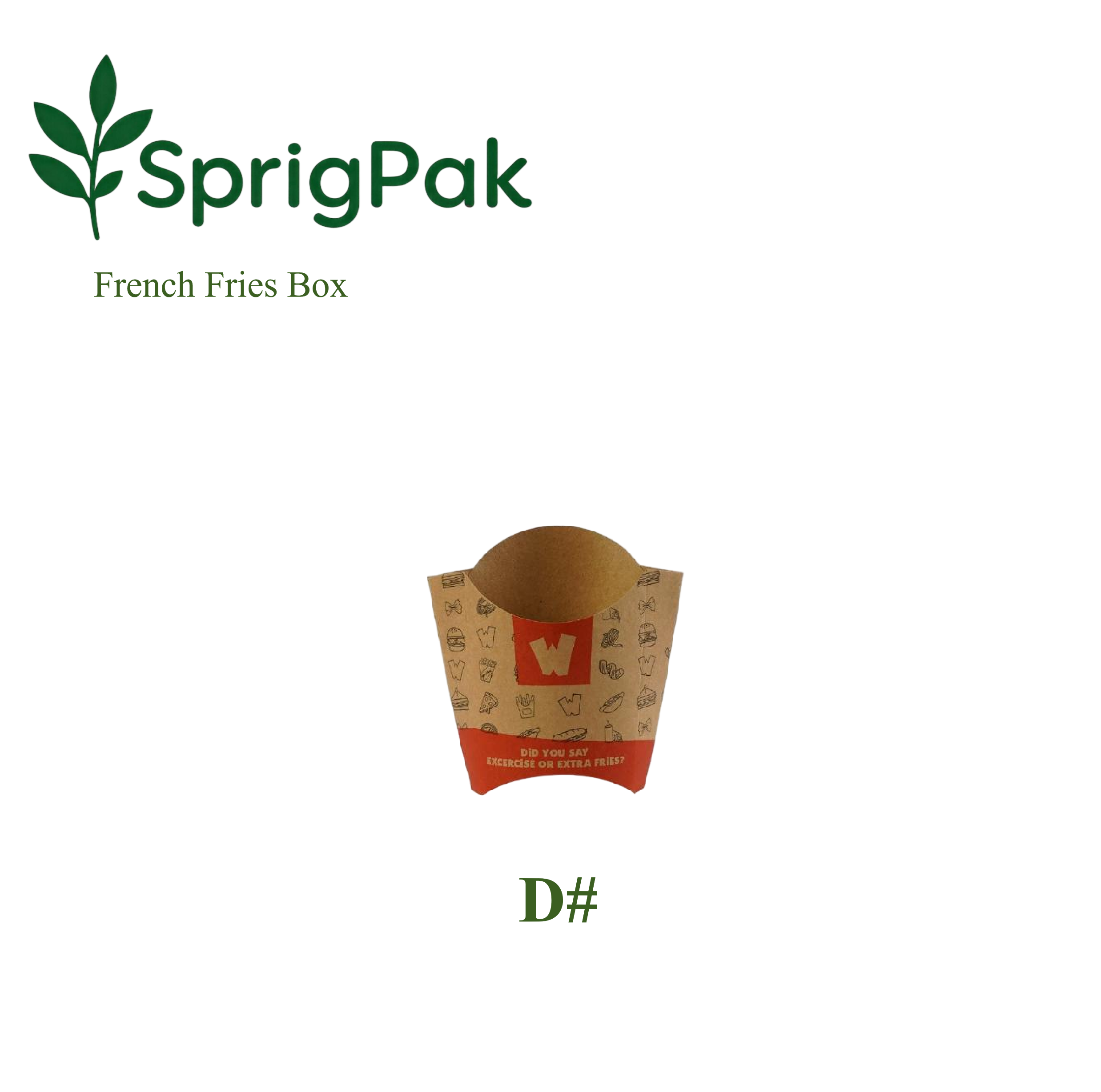 D# French Fries Box