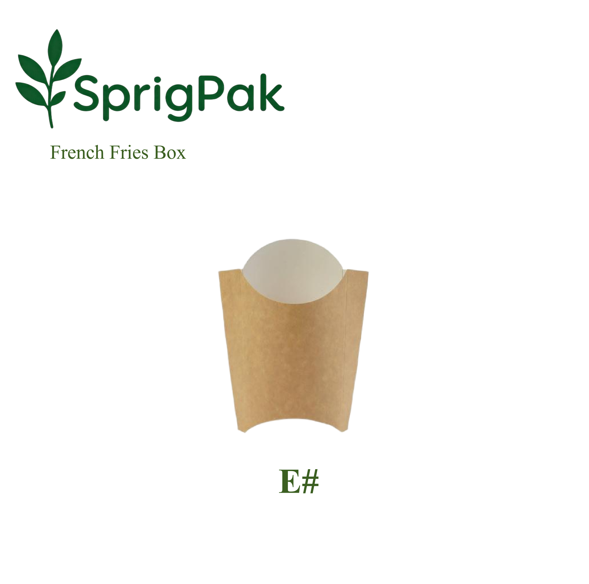 E# French Fries Box