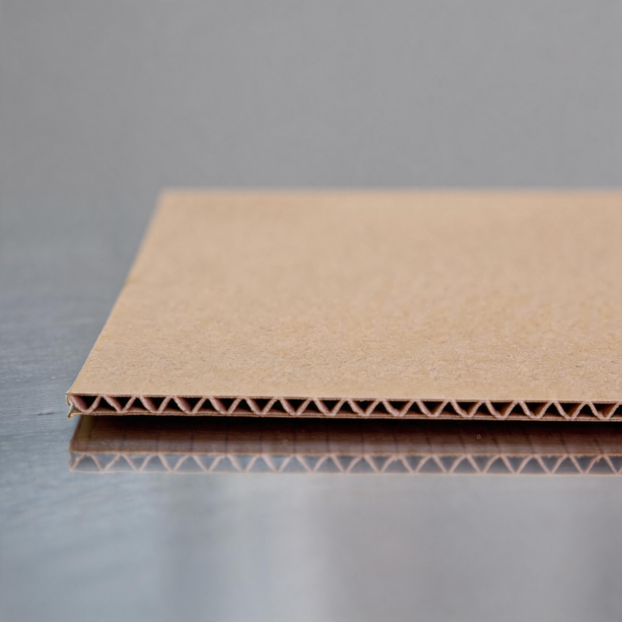 Corrugated Paper - fluted layered structure