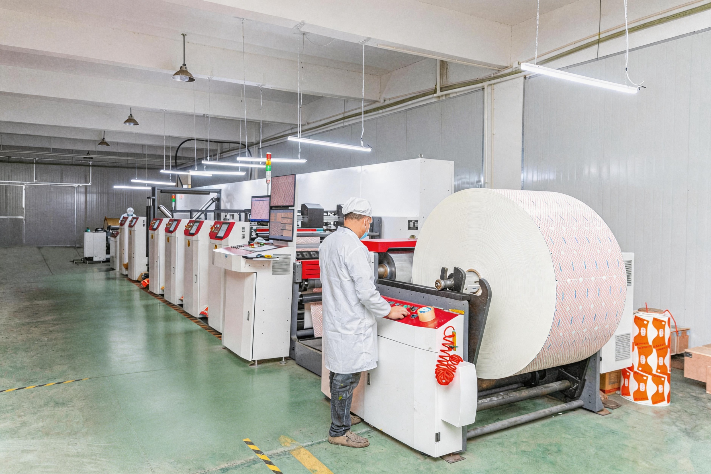 Flexographic printing press for food packaging – paper cup and flexible material printing